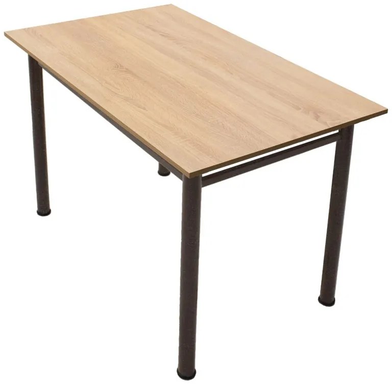 Τραπέζι "DINNER" σε δρυς/καφέ χρώμα 100x60x77