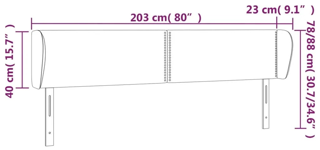 ΚΕΦΑΛΑΡΙ ΜΕ ΠΤΕΡΥΓΙΑ ΣΚΟΥΡΟ ΚΑΦΕ 203 X 23 X 78/88ΕΚ. ΥΦΑΣΜΑΤΙΝΟ 3117029