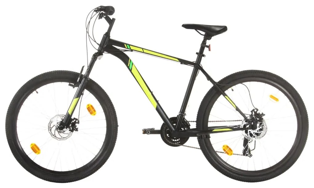 vidaXL Ποδήλατο Mountain 27,5'' Μαύρο με 21 Ταχύτητες 50 εκ.