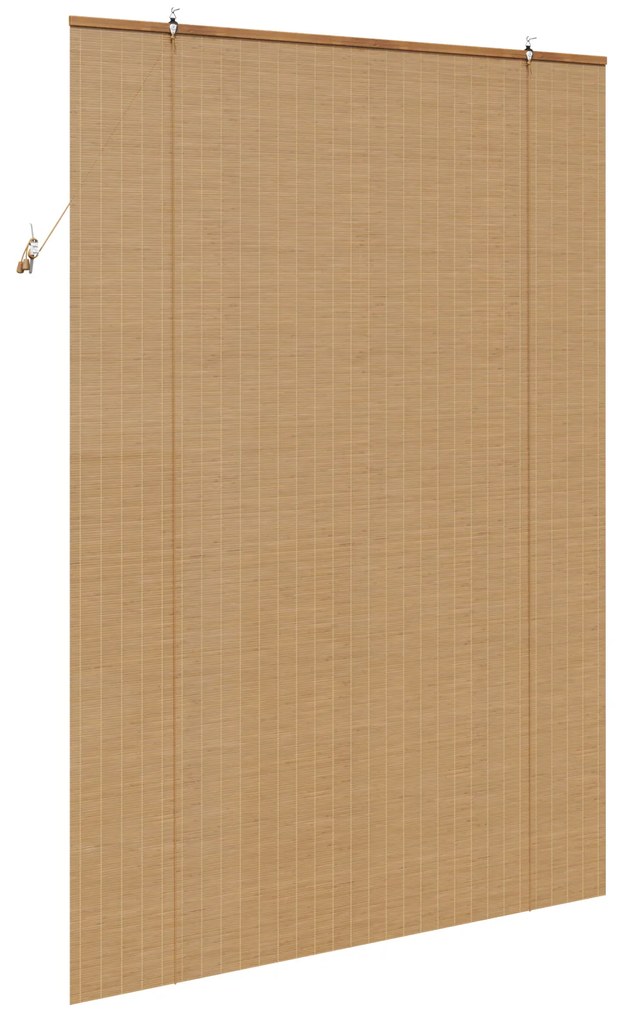 vidaXL Ρολά και Σκίες Παραθύρων Ανοιχτό καφέ 140 x 220 cm Μπαμπού