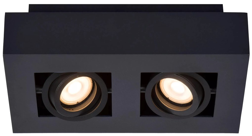 Φωτιστικό Οροφής Lucide 09119-11-30 XIRAX Μαύρο Ματ (Black Mat) 2200 K