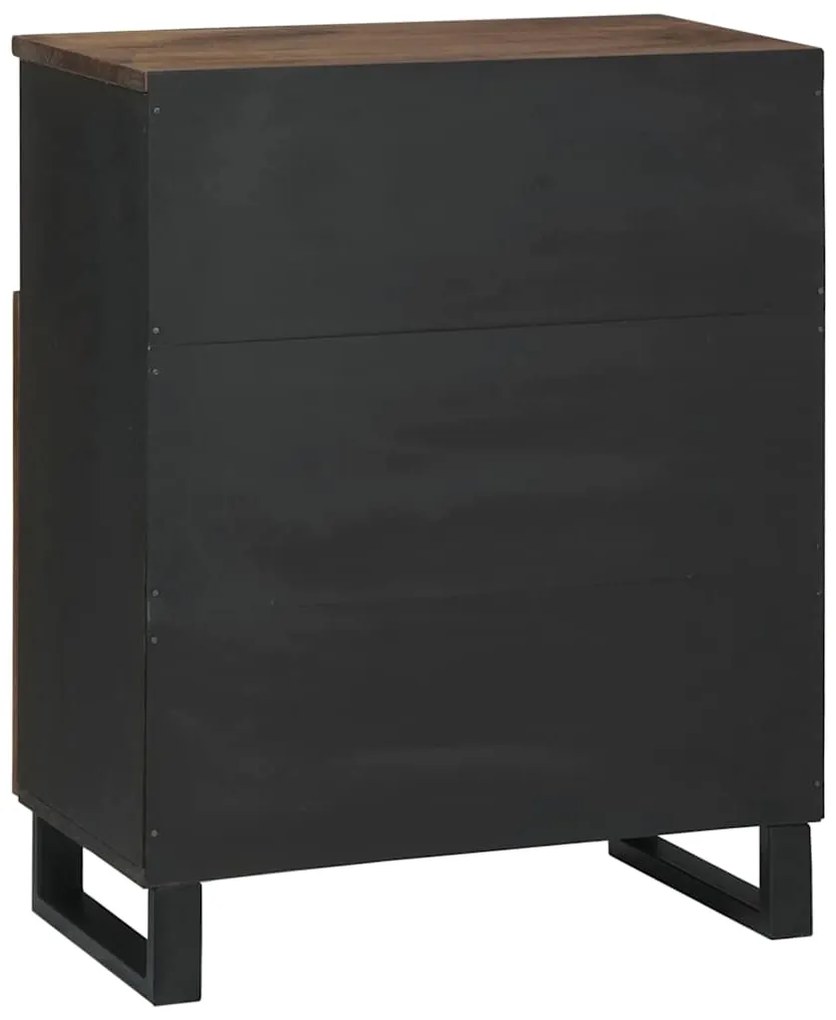 vidaXL Πλαϊνό Γραφείο Καφέ 60 x 33 x 75 cm Μασίφ ξύλο μάνγκο