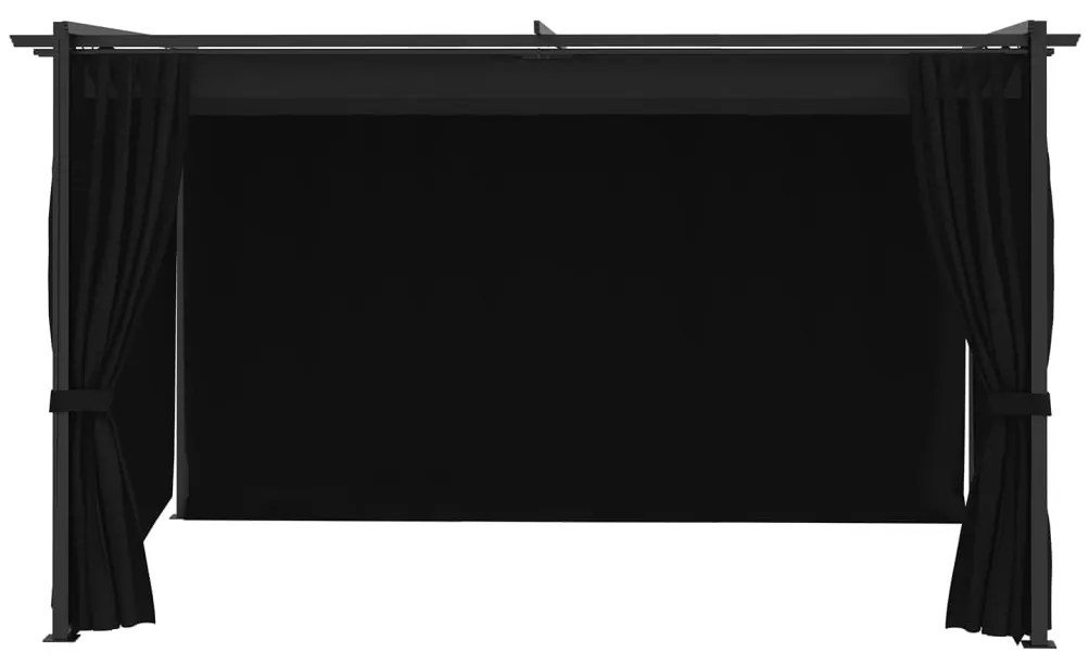 vidaXL Κιόσκι Ανθρακί 4 x 3 μ.