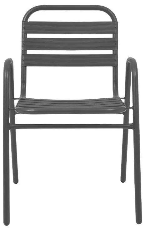 Καρέκλα FL004 Fylliana Μεταλλική Γκρί 53x58x78 εκ. 53x58x78 εκ.