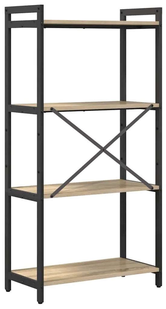 vidaXL Βιβλιοθήκη Sonoma Δρυς 60 x 30 x 118 εκ Επεξεργασμένο ξύλο