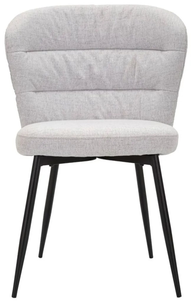 Καρέκλα 2τμχ Γκρι LOSANNA 58x60.5x85