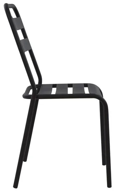 ΚΑΡΕΚΛΑ ΜΕΤΑΛΛΙΚΗ ΜΑΥΡΗ JASON HM5177.01 43x50x86cm - 0614687 - HM5177.01
