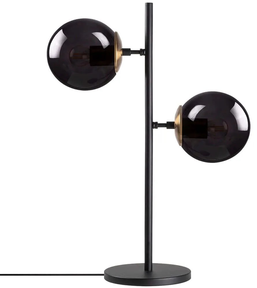 Φωτιστικό Επιτραπέζιο Fazli 942FLG1817 40x17x57cm 2xE14 40W Black-Gold Opviq