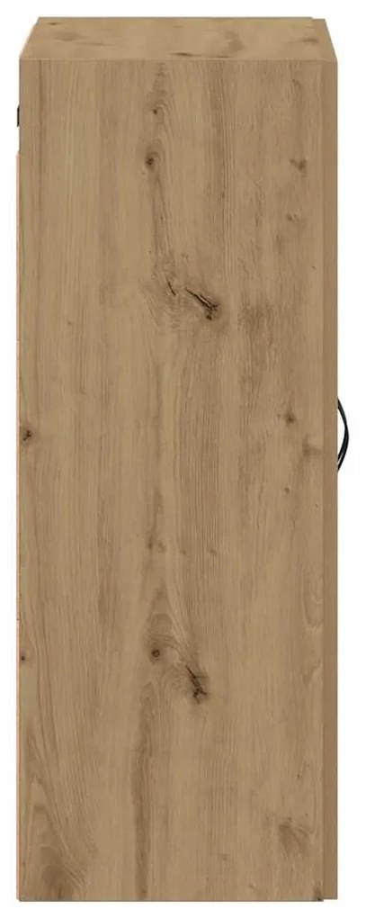 vidaXL Ντουλάπι Τοίχου Αρτισιανή Δρυς 69,5x34x90 εκ. από Επεξεργ. Ξύλο