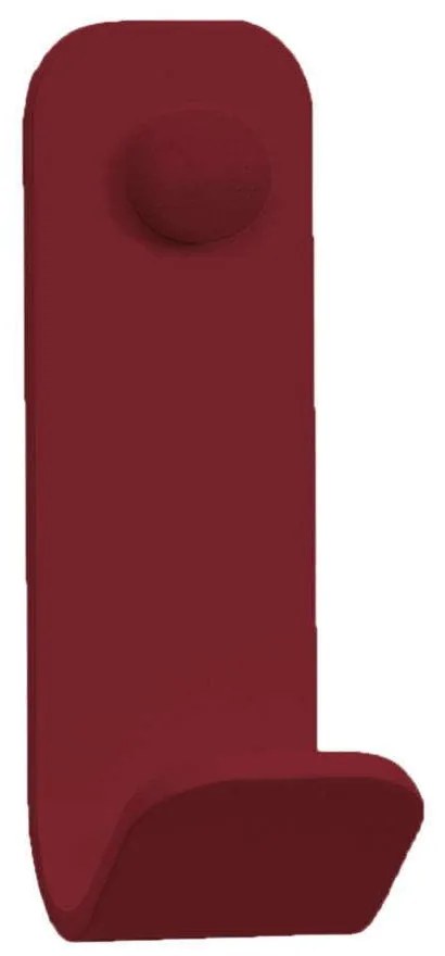 Άγκιστρο Μπάνιου Μονό 15-153 5x5x13cm Matte Bordeaux Pam&amp;Co Stainless Steel
