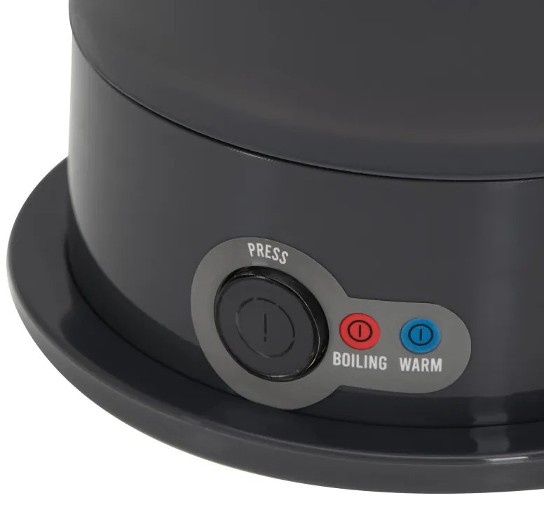 Τουριστικός ηλεκτρικός βραστήρας Adler AD 1377, 600W, 0,6 l, Αναδιπλούμενο σώμα σιλικόνης, Προστασία υπερθέρμανσης, Ένδειξη φωτός, Γκρι/Μαύρο