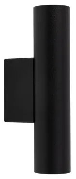 Απλίκα Φωτιστικό Τοίχου 2xGU10 10W IP20 Fourty Wall Nowodvorski 10753 Μαύρο