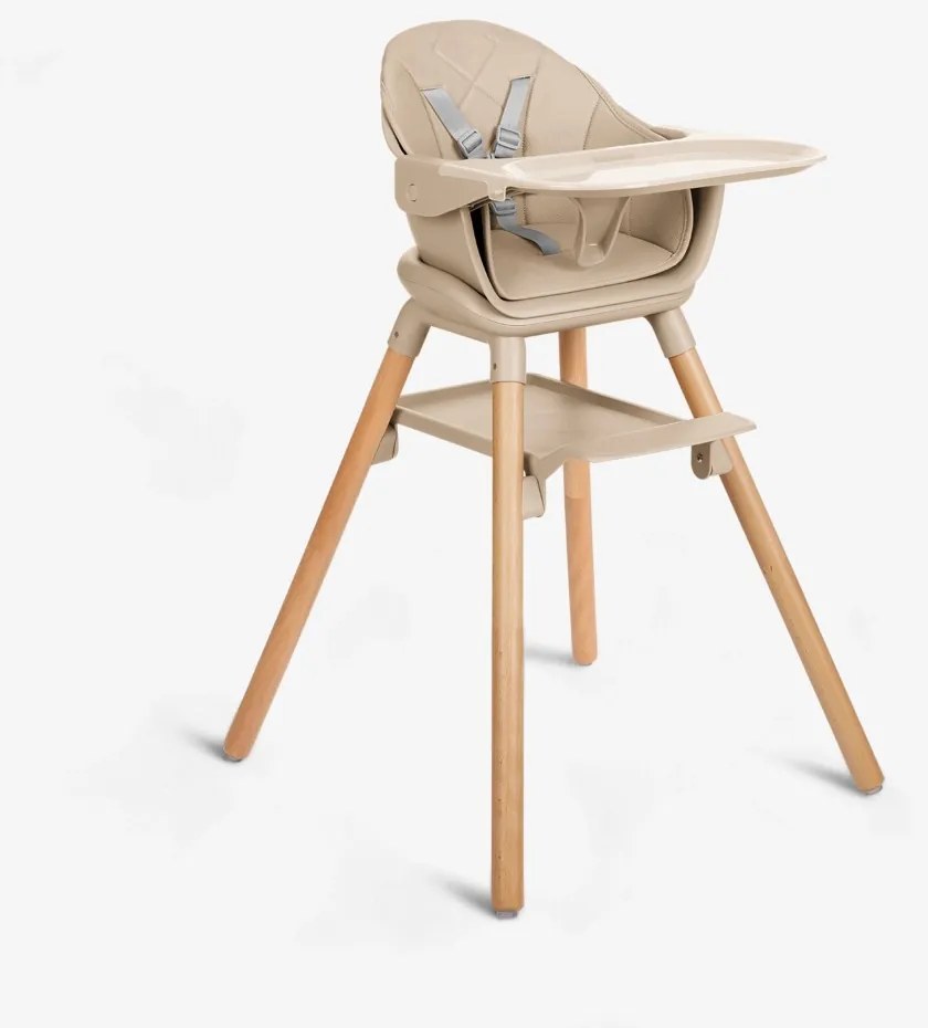 KIKKA BOO ΚΑΡΕΚΛΑΚΙ ΦΑΓΗΤΟΥ 2 ΣΕ 1 WOODY BEIGE 31004010174