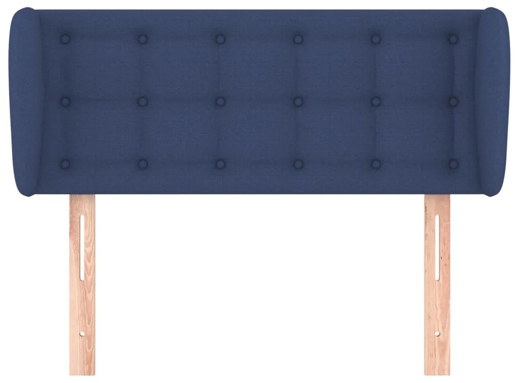 vidaXL Κεφαλάρι με Πτερύγια Μπλε 83 x 23 x 78/88 εκ. Υφασμάτινο
