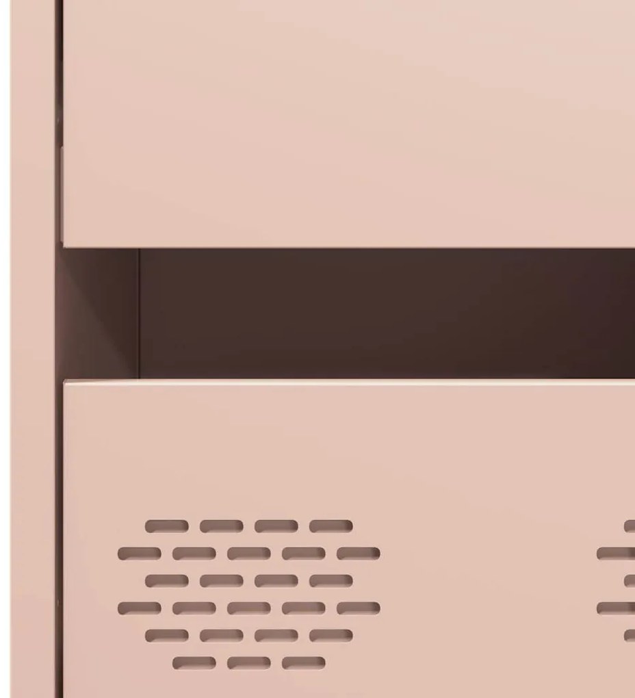 Ντουλάπι Ροζ 68 x 39 x 101,5 εκ. από Χάλυβα - Ροζ