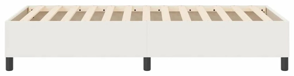 vidaXL Κρεβάτι με ελατήρια Κρεμ 100 x 200 cm Βελούδο