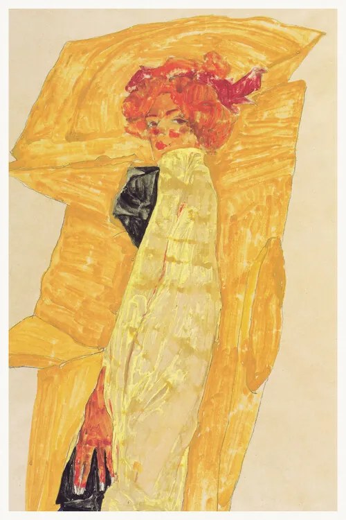 Αναπαραγωγή Gerti in Gold, Egon Schiele