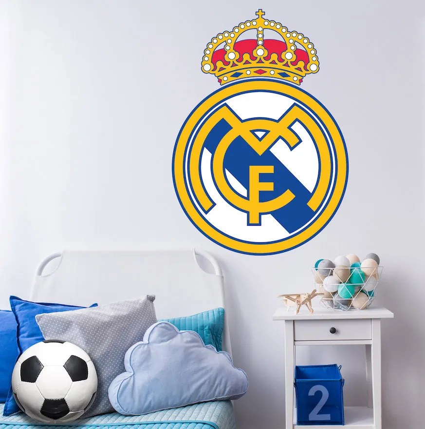 Αυτοκόλλητο τοίχου Real Madrid SP91 30cm