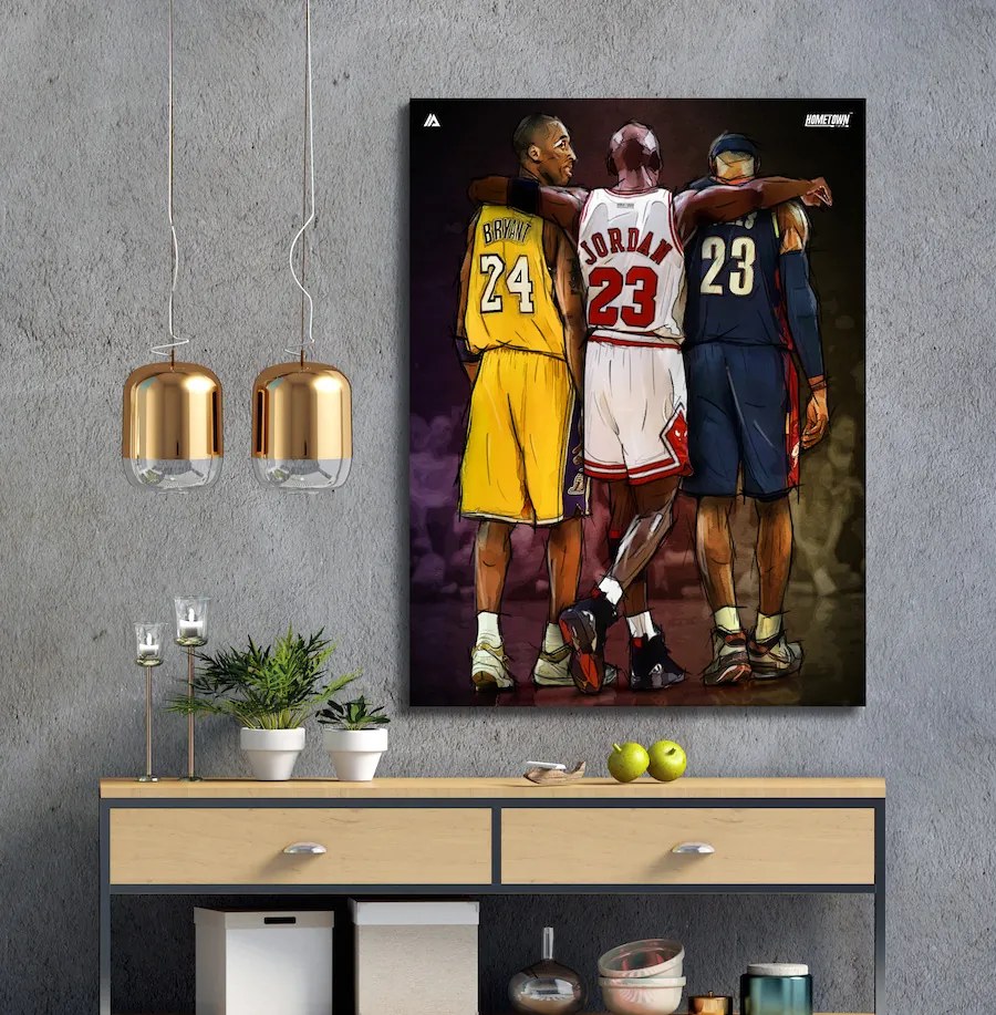 Πίνακας σε καμβά The basketball legends KNV1090 30cm x 40cm