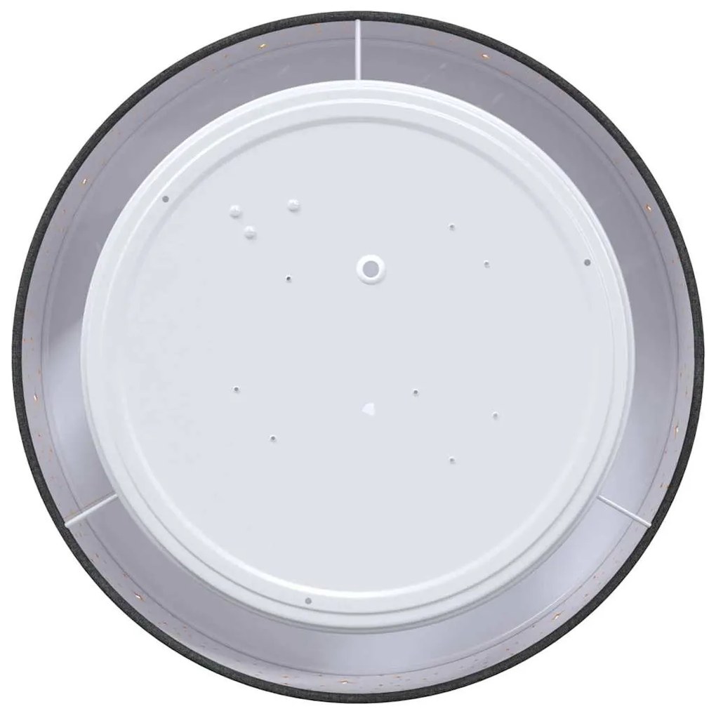vidaXL Λάμπα Οροφής Μαύρο 30 x 13.5 εκ. ύφασμα