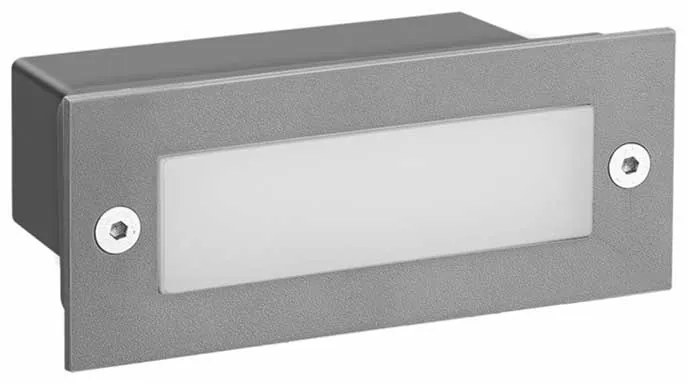 Απλίκα LED Εξωτερικού Χώρου Χωνευτή Aca PAS230GP Grey