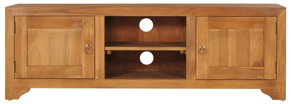 vidaXL Έπιπλο Τηλεόρασης 120 x 30 x 40 εκ. από Μασίφ Ξύλο Teak