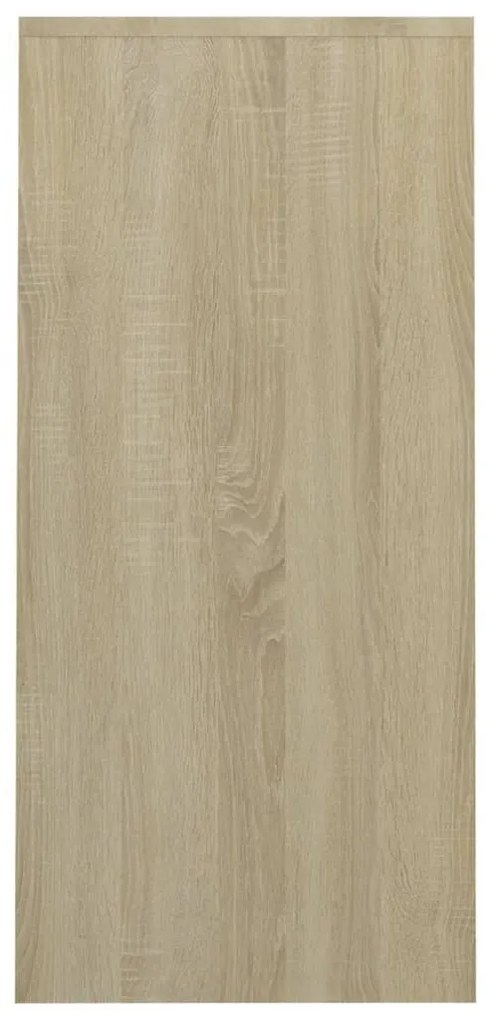 Γραφείο Notebook Sonoma Oak 102,5 x 35 x 75 εκ. από Επεξ. Ξύλο - Καφέ