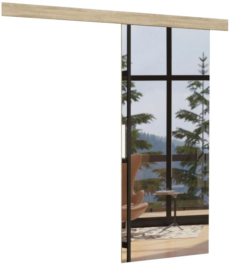 Συρόμενη πόρτα Crystal-Fusiko-96 x 205 εκ.