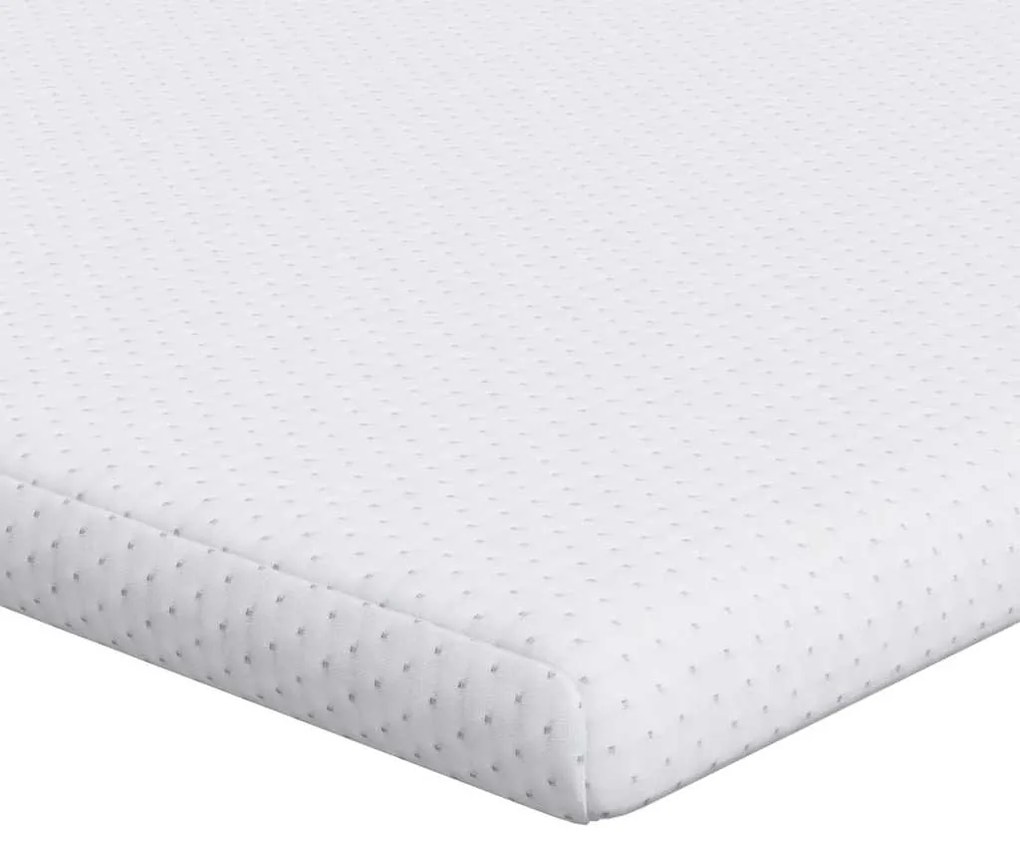 vidaXL Στρώματα Λευκό 140 x 190 cm 100% ύφασμα πολυεστέρα με τζακάρ