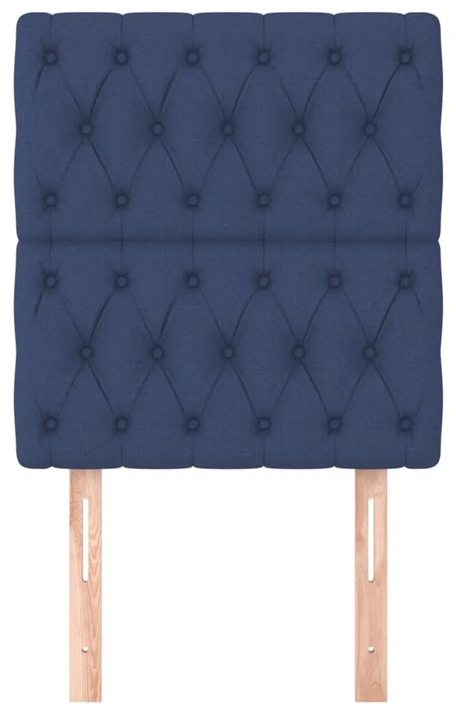 vidaXL Κεφαλάρι Μπλε 80x7x118/128 εκ. Ύφασμα