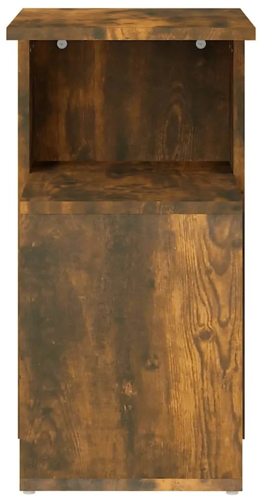 vidaXL Τραπέζι Βοηθητικό Καπνιστή Δρυς 36x30x56 εκ. Επεξεργασμένο Ξύλο