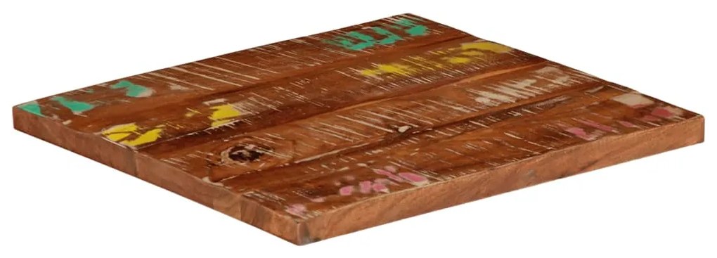 vidaXL Επιφάνεια Τραπεζιού Τετράγωνη 60x60x3,8 εκ. Ανακυκλωμένο Ξύλο
