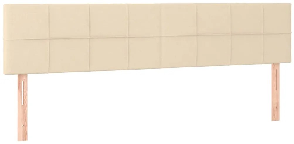 Κρεβάτι Boxspring με Στρώμα Κρεμ 120x190 εκ. Υφασμάτινο 3269935