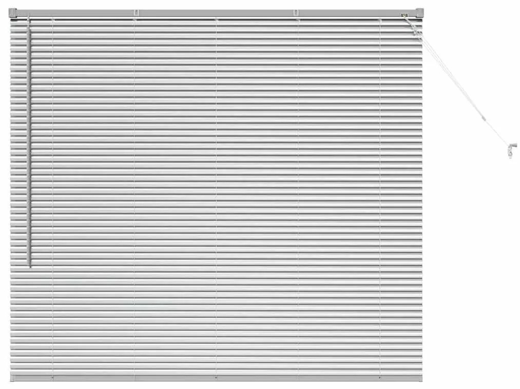 vidaXL Ρολό Παραθύρου με κουρτίνες Ασημί Αλουμίνιο