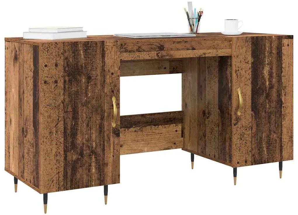 vidaXL Γραφείο Παλαιό ξύλο 140 x 50 x 75 εκ. Επεξεργασμένο ξύλο