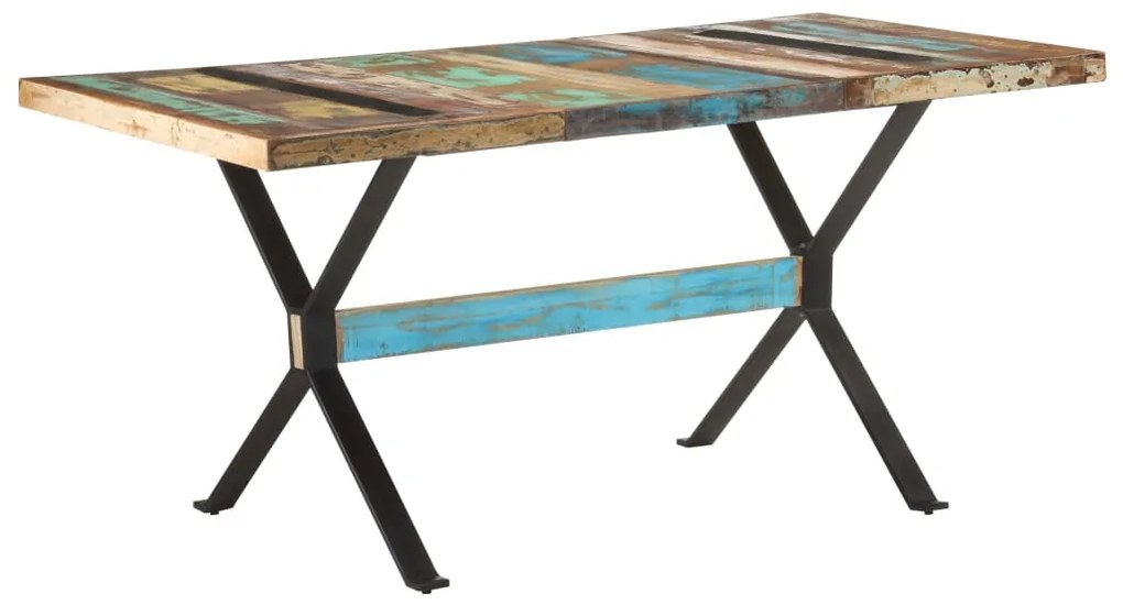 vidaXL Τραπεζαρία 160 x 80 x 76 εκ. από Μασίφ Ανακυκλωμένο Ξύλο