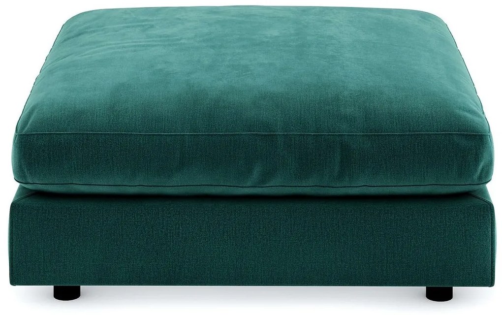 Σκαμπό Seattle L101, 110x110x44cm, Ταπισερί, Στυλ: Μοντέρνο, Πόδια: Πλαστική ύλη, Ξύλο, Πλαστικοποιημένη μοριοσανίδα, Πράσινο | Epipla1.gr
