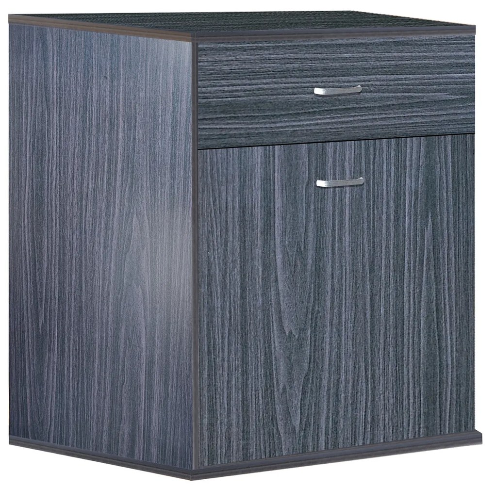 Κομοδίνο ArteLibre MILLE Wenge Μοριοσανίδα/Μελαμίνη 40x40x60cm-14370078