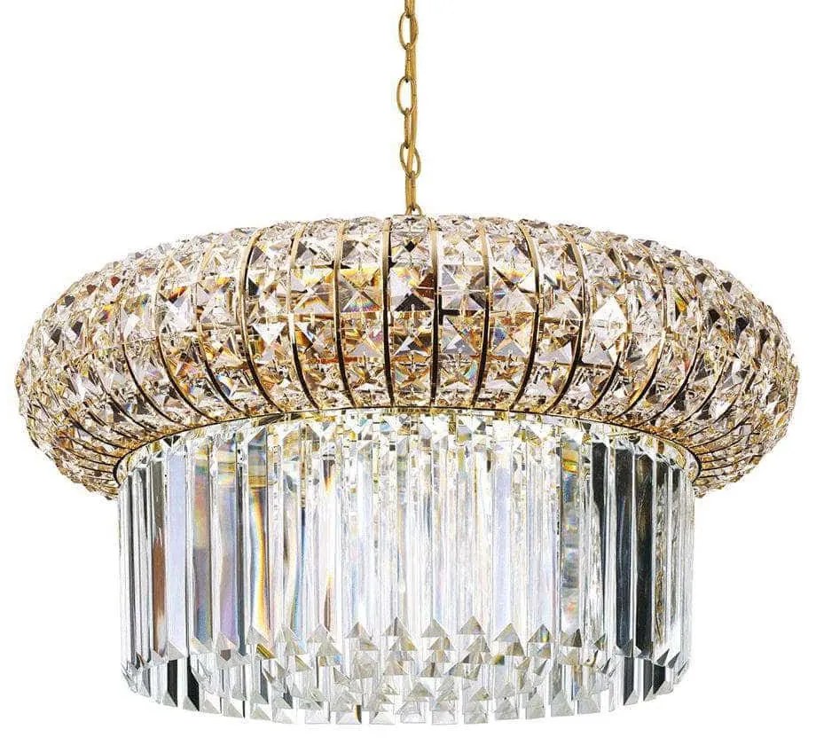 Φωτιστικό Οροφής Nabucco 237794 60x42/147cm 12xE14 40W Gold Ideal Lux