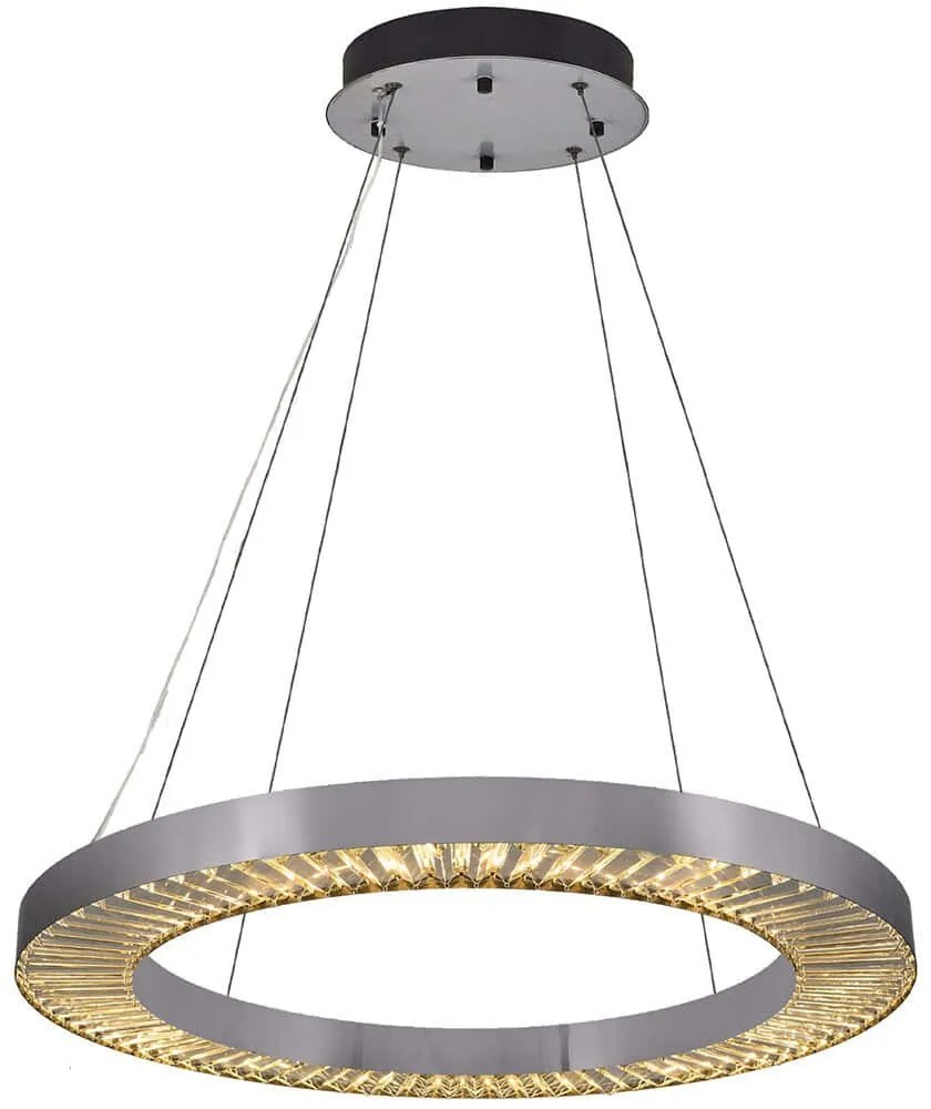 Φωτιστικό Οροφής 701CHD1393 Φ80x120cm Led 8500lm 85W 3000K Platinum Opviq