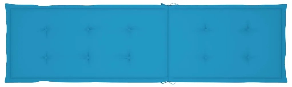 vidaXL Μαξιλάρι Σεζλόνγκ Μπλε (75+105) x 50 x 3 εκ.