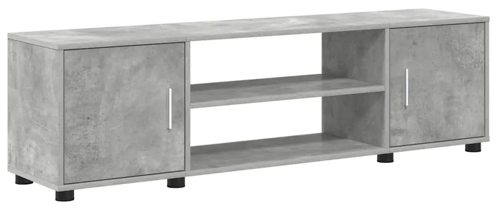 vidaXL Σετ 4 τεμαχίων για ντουλάπα τηλεόρασης 4 pcs Γκρι σκυροδέματος