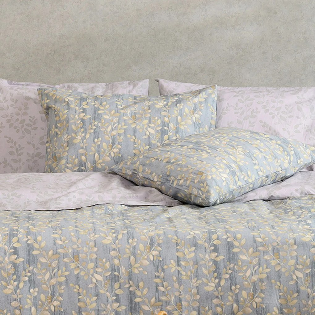 Ζεύγος Μαξιλαροθήκες (50x70) Melinen Casual Line Botan Blue