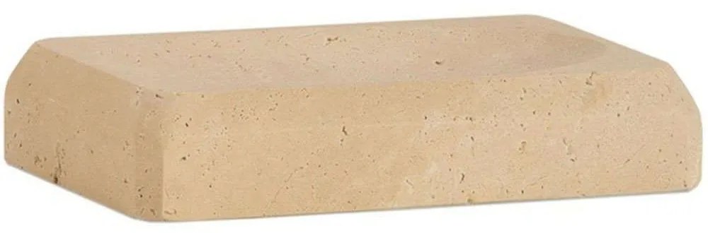 Σαπουνοθήκη Travertine AH-BA24111 13x9x2,5cm Marble Beige Andrea House Marble