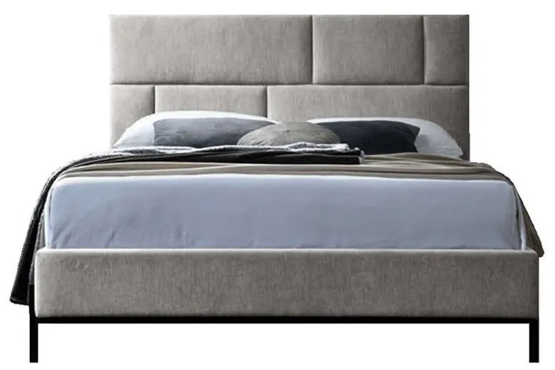 Κρεβάτι Sintesis 09-1784 Για Στρώμα 160x200cm 214x165x116cm Beige Queen Size Chenille