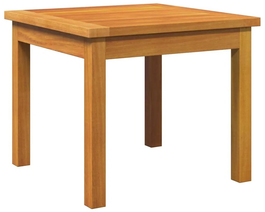 vidaXL Σετ μπιστρό με μαξιλάρι 2 pcs Φυσικό Λάδι Στερεό Ξύλο Ακακίας