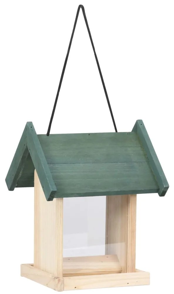 vidaXL Ταΐστρες Πουλιών 4 τεμ. από Ξύλο Ελάτης