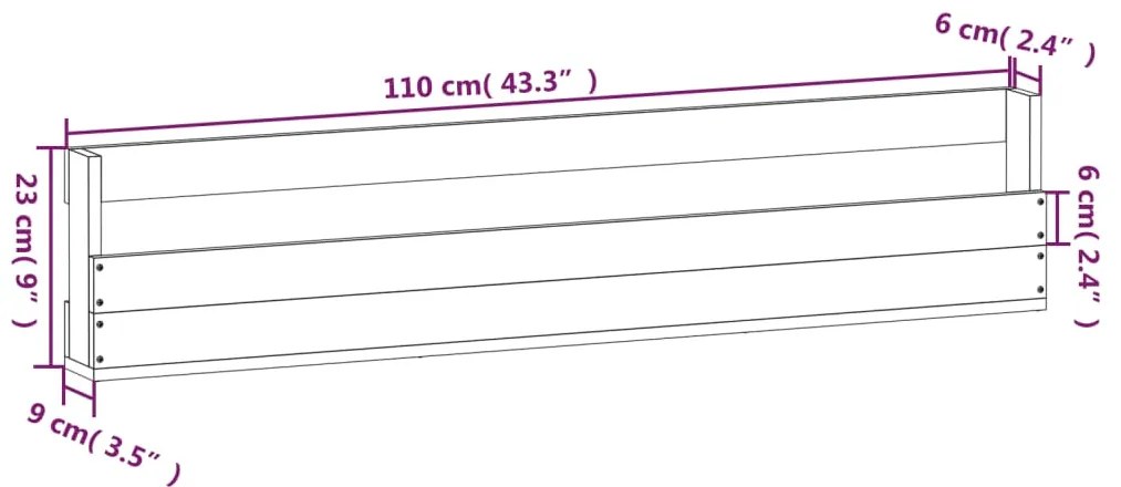 ΠΑΠΟΥΤΣΟΘΗΚΕΣ ΕΠΙΤΟΙΧΙΕΣ 2 ΤΕΜ. 110X9X23 ΕΚ. ΜΑΣΙΦ ΞΥΛΟ ΠΕΥΚΟΥ 833275