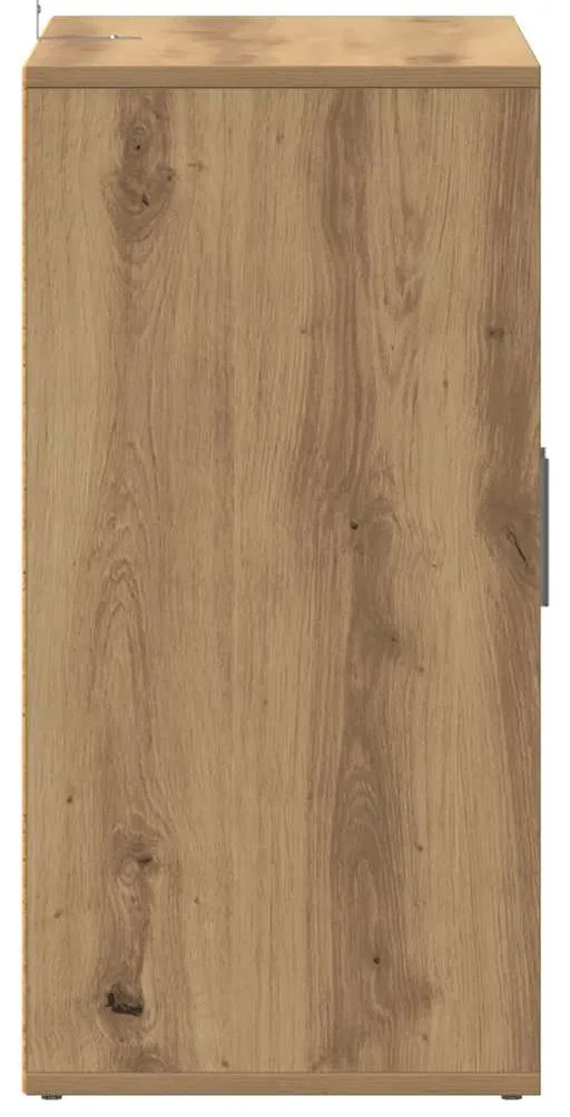 vidaXL Παπουτσοθήκη Τεχνίτης Δρυς 60x35x70 εκ. από Επεξεργασμένο Ξύλο