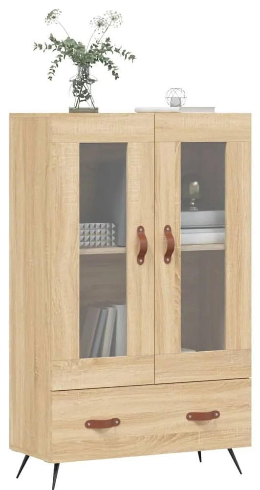 vidaXL Ντουλάπα Sonoma Δρυς 69,5 x 31 x 115 εκ. από Επεξεργασμένο Ξύλο